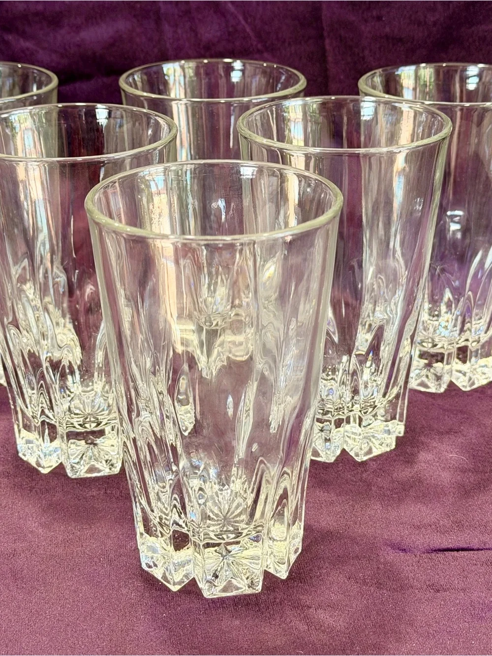 Vintage Mikasa Berkeley Crystal Highball Glasses - Set of 6